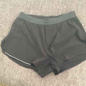 Men’s Lululemon running shorts size large.
